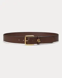 Ralph Lauren Ledergürtel mit Logoschlaufe Brown