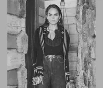 Western-Wildlederhose mit Fransenbesatz