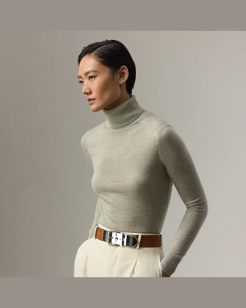 Ralph Lauren Rollkragenpullover aus Kaschmir Grey