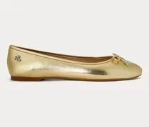 Ballerina Jayna aus Metallic-Nappaleder