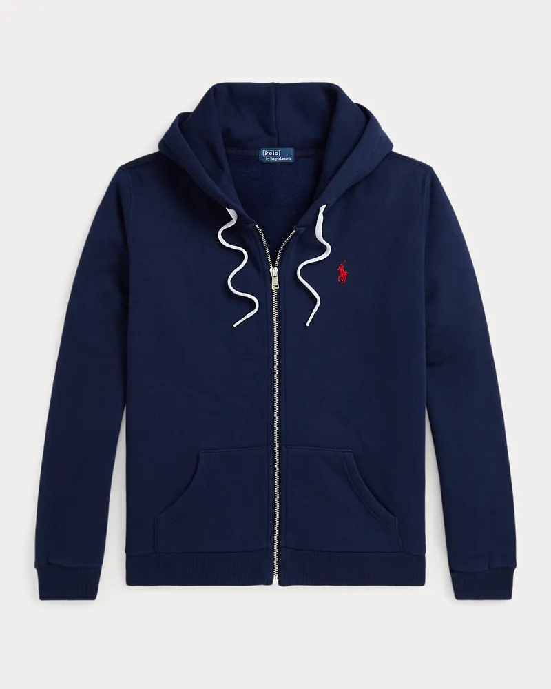 Ralph Lauren Kapuzenjacke aus Fleece Blue