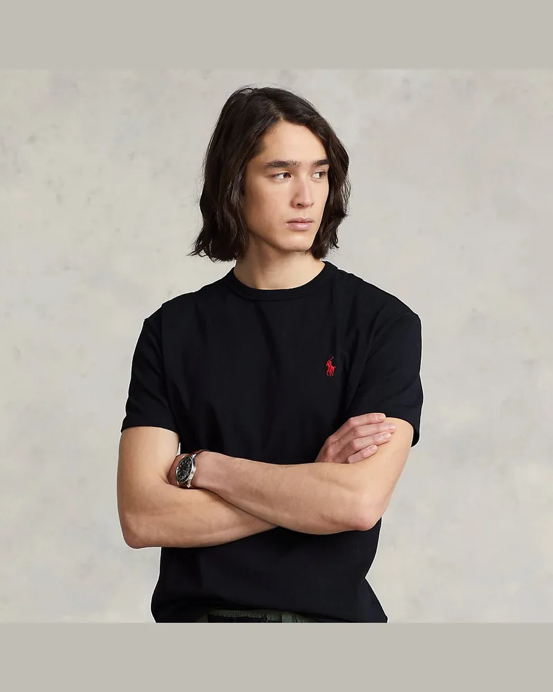 Ralph Lauren Classic-Fit T-Shirt aus schwerem Jersey Black