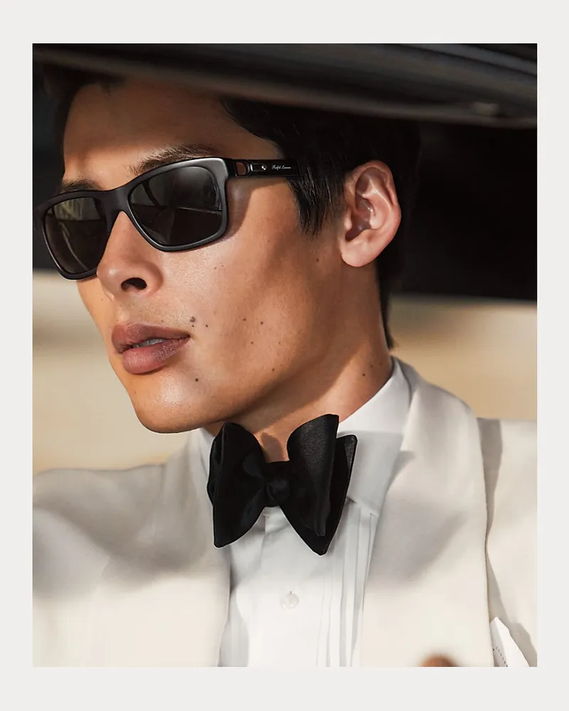 Ralph Lauren Klassische Sonnenbrille Stirrup Black