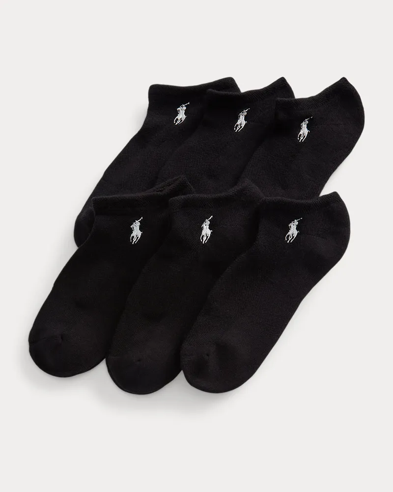 Ralph Lauren 6er-Pack Kurzsocken Black