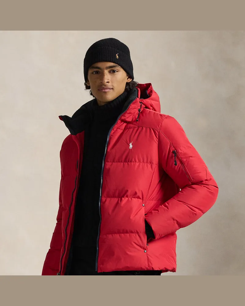 Ralph Lauren Daunenjacke mit Kapuze Red