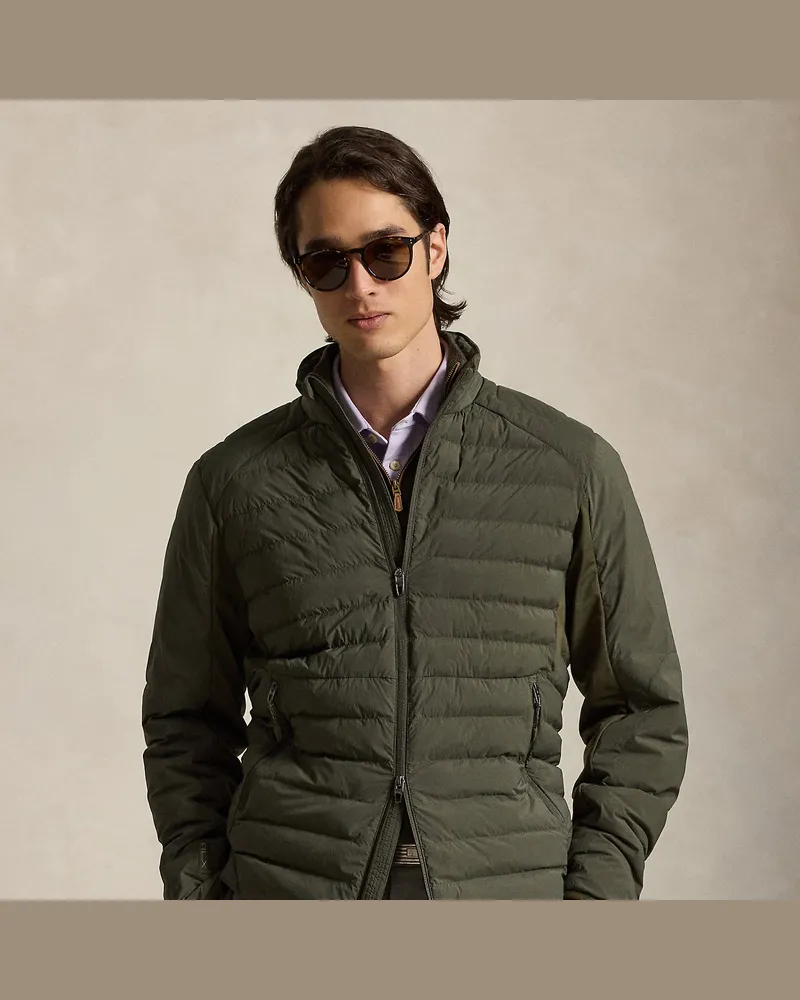 Ralph Lauren Steppjacke mit Schornsteinkragen Green
