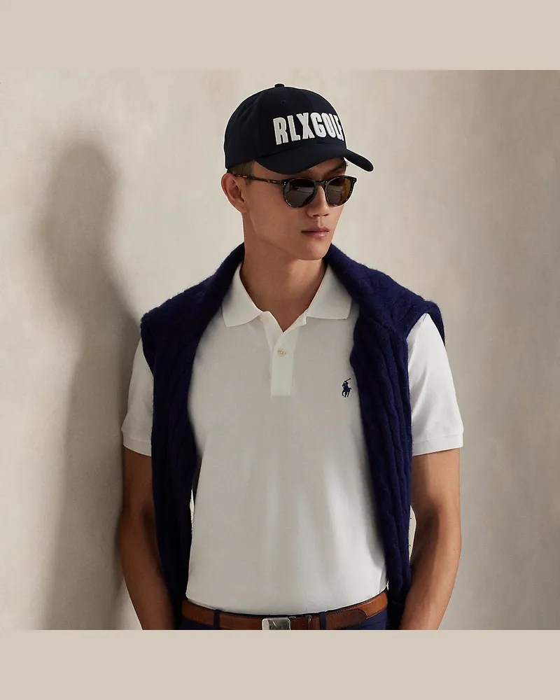 Ralph Lauren Tailored-Fit Performance-Poloshirt White