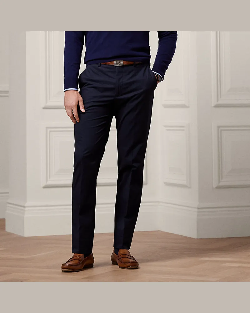Ralph Lauren Straight-Fit Chinohose mit Stretch Blue