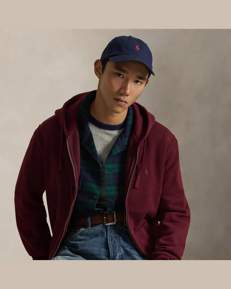 Ralph Lauren Konfektioniert gefärbte Kapuzenjacke Red