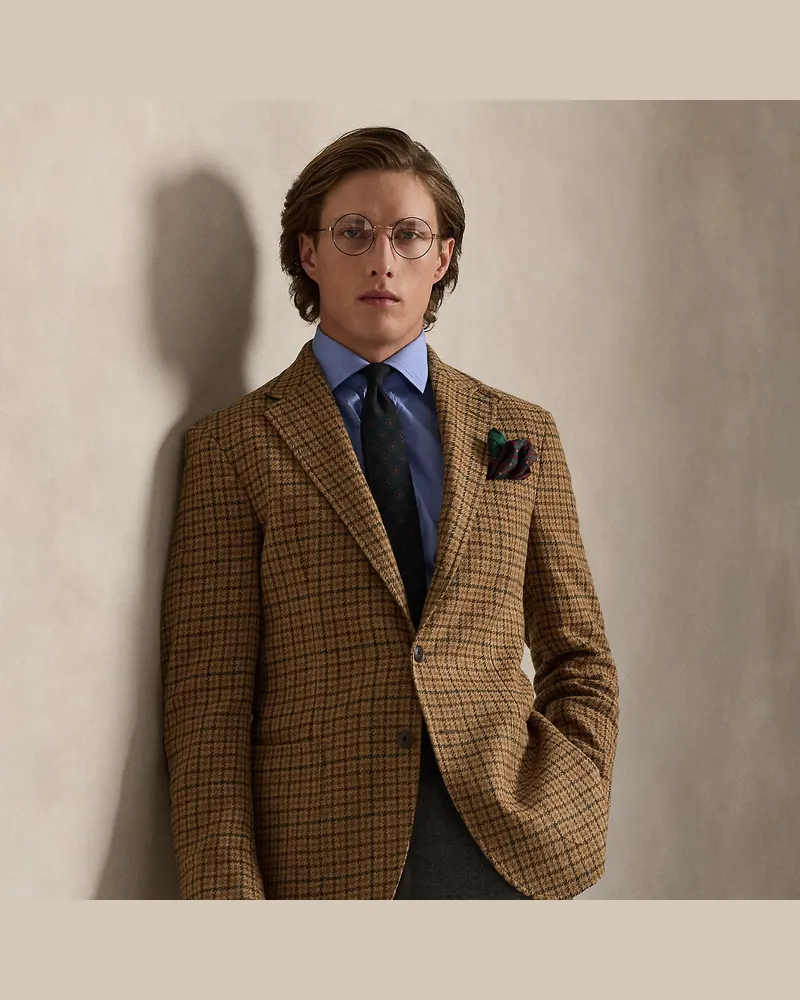 Ralph Lauren Kariertes Tailored-Fit Polo-Tweedsakko Multi