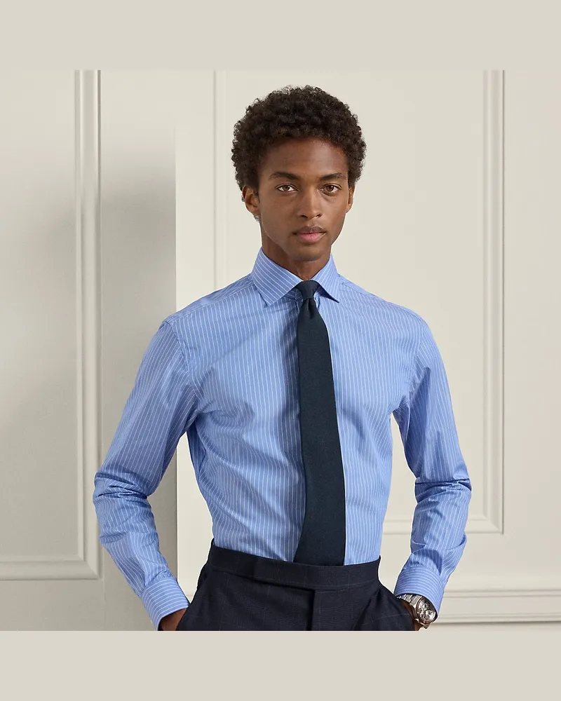 Ralph Lauren Gestreiftes Hemd Blue