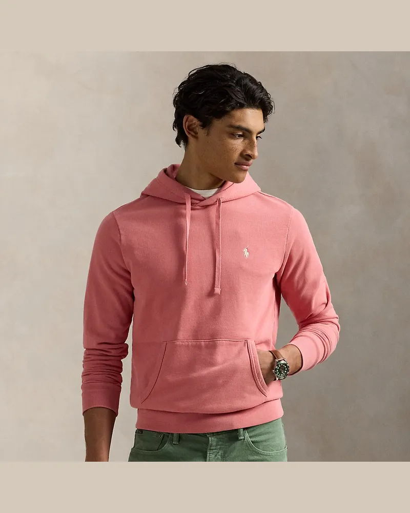Ralph Lauren Kapuzenpullover aus Loopback-Fleece Pink