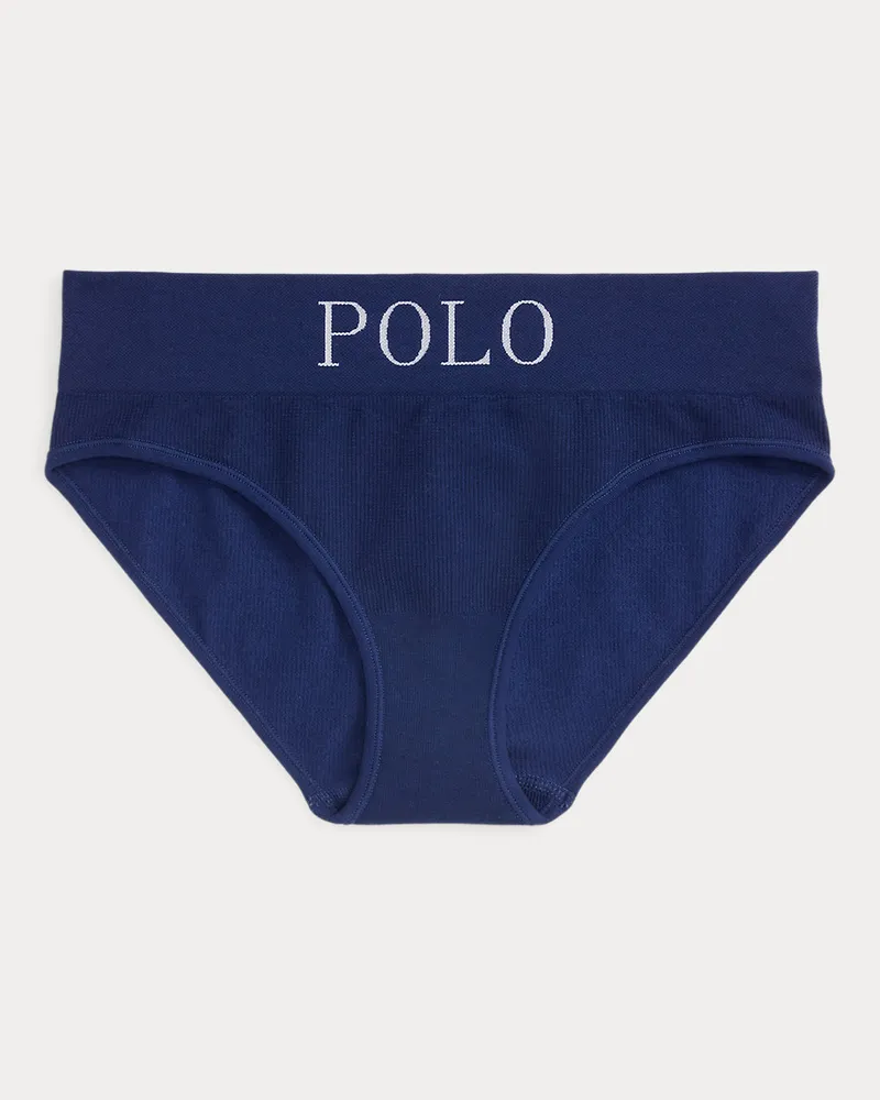 Ralph Lauren Bikini-Slip mit Logo-Bund Blue