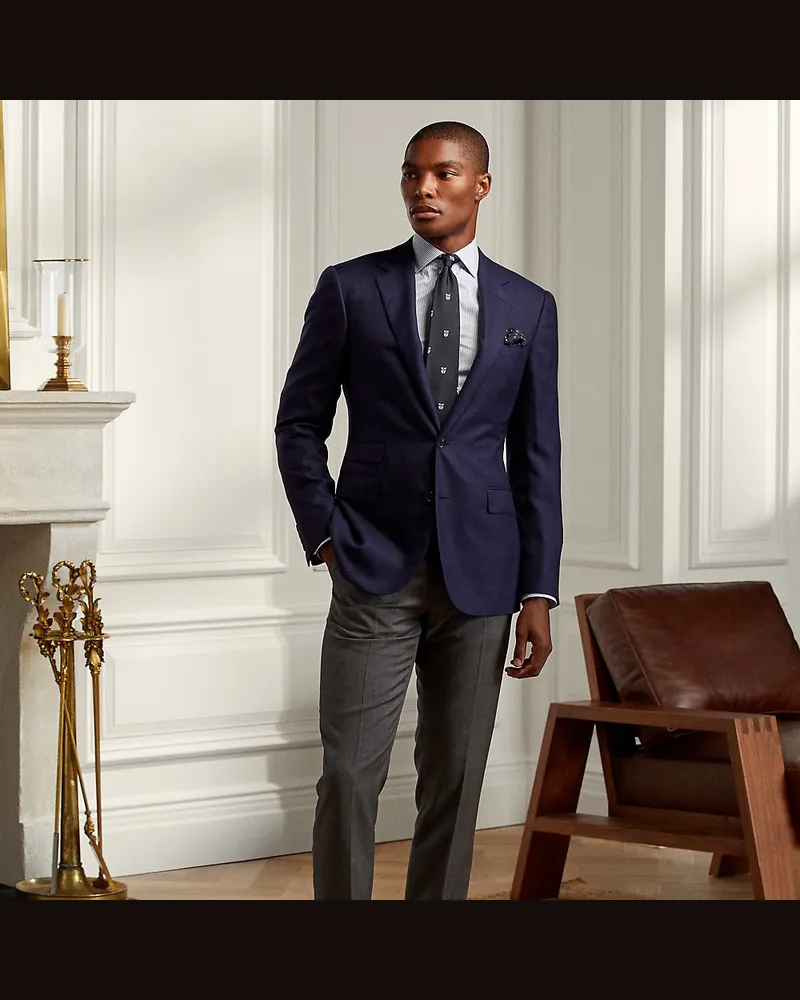 Ralph Lauren Handgeschneiderte Hose Gregory Grey