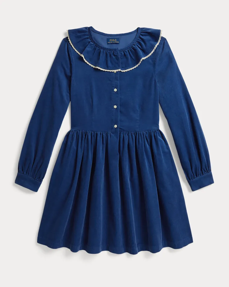 Ralph Lauren Hemdkleid aus Baumwollkordsamt Blue