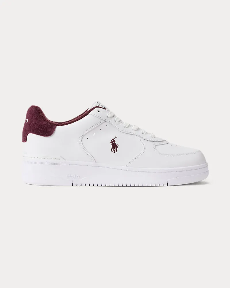 Ralph Lauren Leder-Sneaker Masters Court White