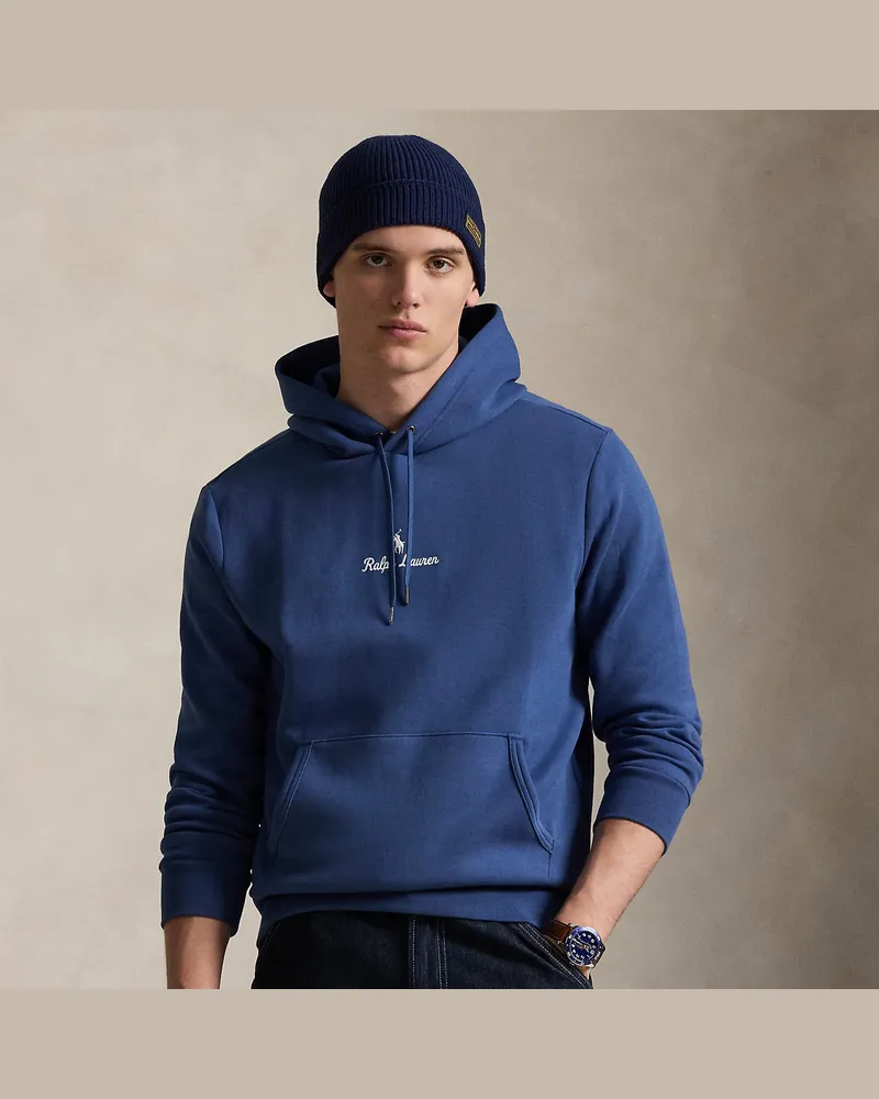 Ralph Lauren Doppellagige Kapuzenjacke mit Logo Blue