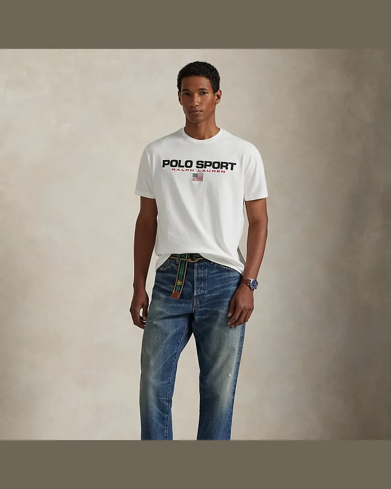 Ralph Lauren Classic-Fit T-Shirt Polo Sport White