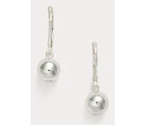 Silberfarbene Perlen-Ohrhänger
