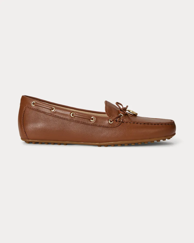 Ralph Lauren Loafer Wylie aus Nappaleder Brown