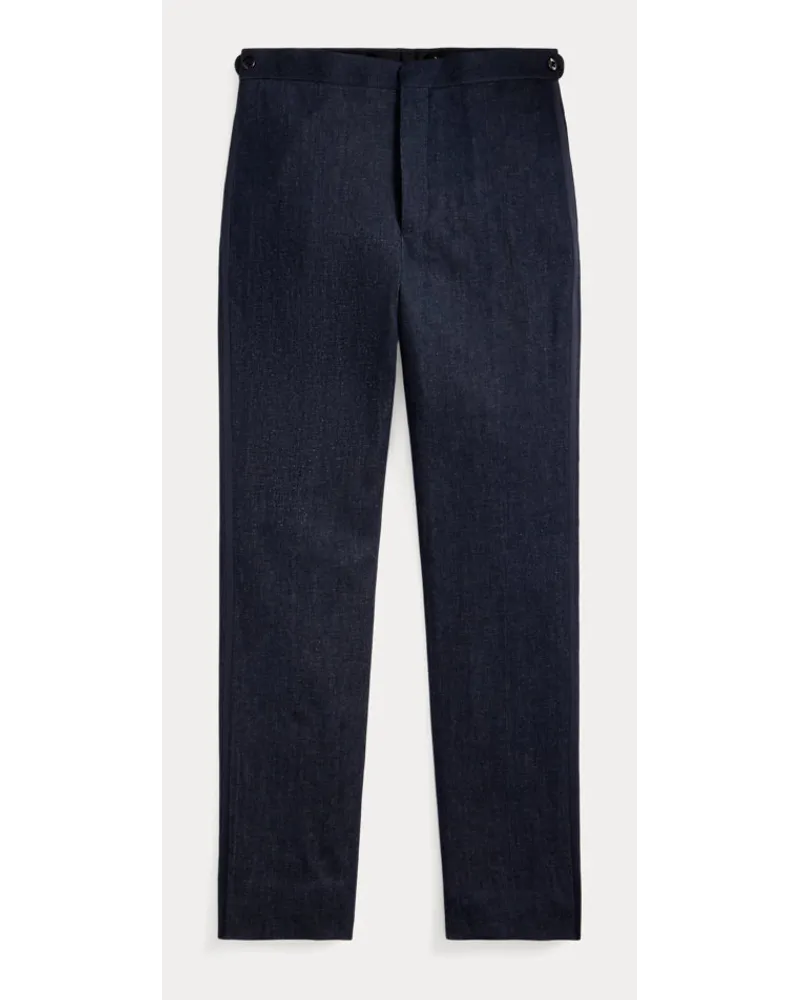 Ralph Lauren Slim-Fit Denim-Smokinghose in Indigo Blue