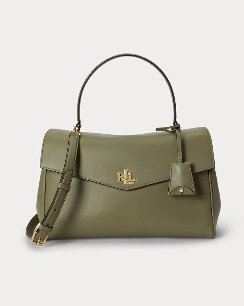 Ralph Lauren Weiche Nappaleder-Umhängetasche Farrah Green