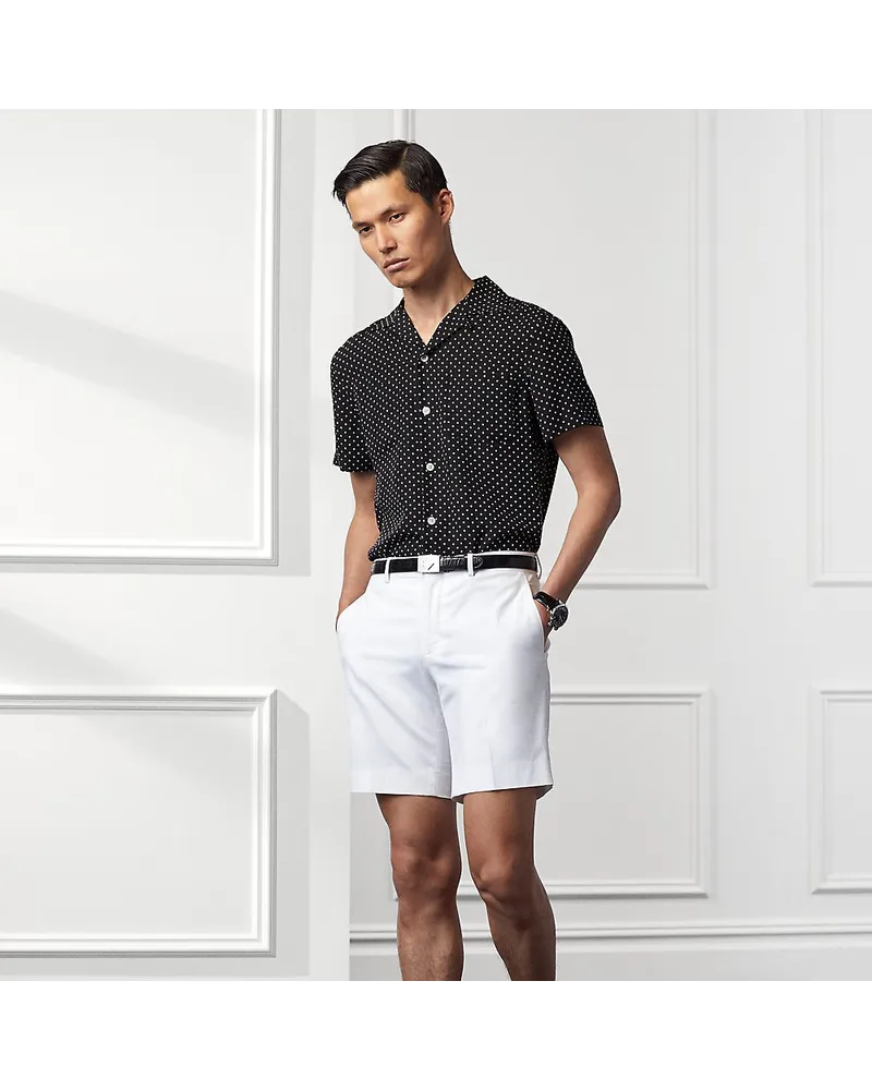 Ralph Lauren Straight-Fit Stretch-Chinoshorts White