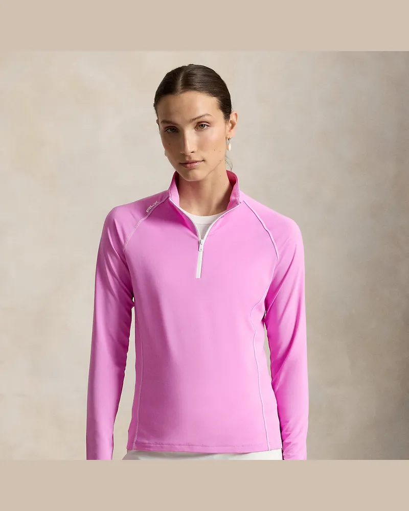 Ralph Lauren Jerseypullover mit Viertelreißverschluss Purple
