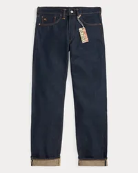 Ralph Lauren Einmal vorgewaschene Straight-Fit-Jeans Blue