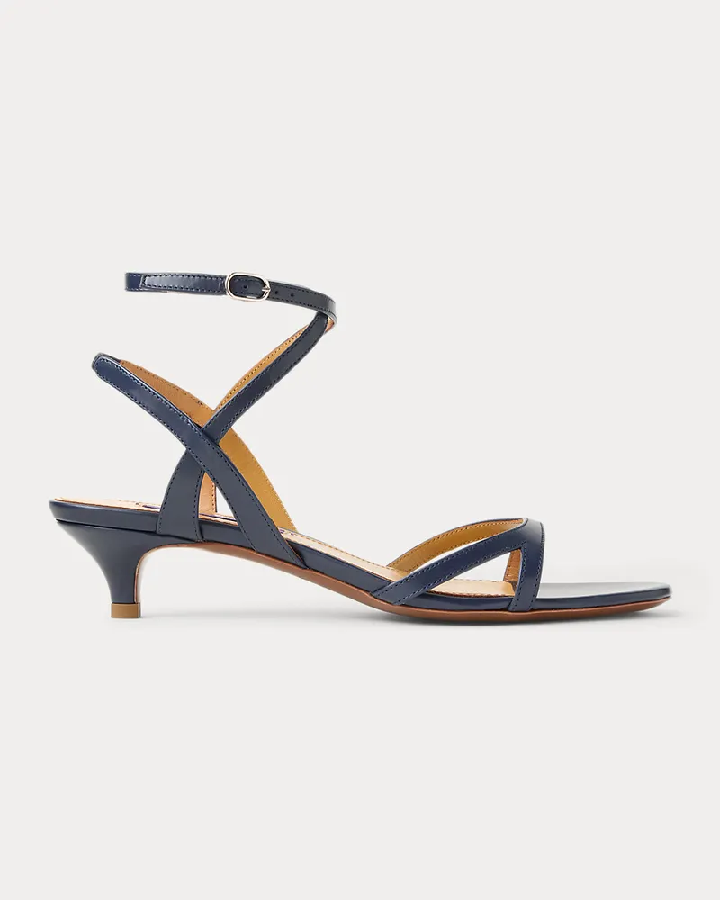 Ralph Lauren Sandale Clarke aus Kalbsleder Blue