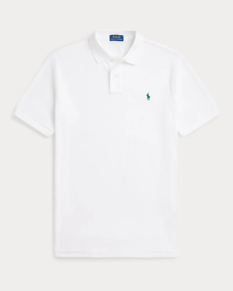 Ralph Lauren Classic-Fit Poloshirt aus Piqué White