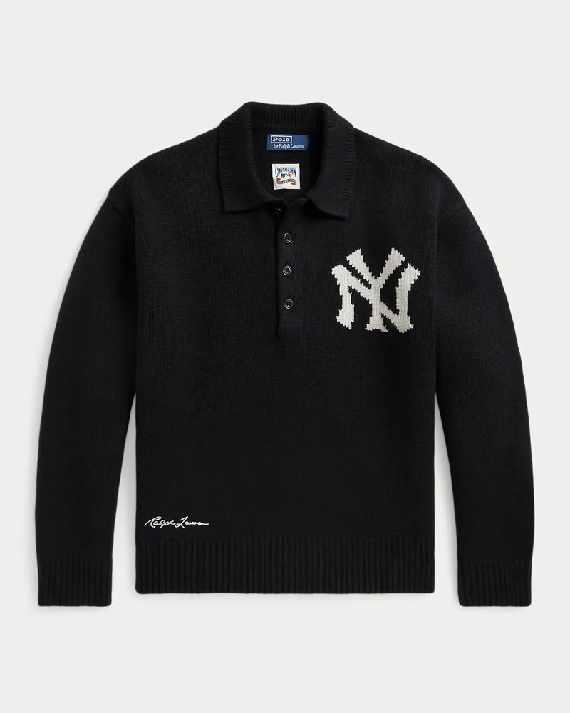 Ralph Lauren Pullover Polo  Ralph Lauren Lauren Yankees Black