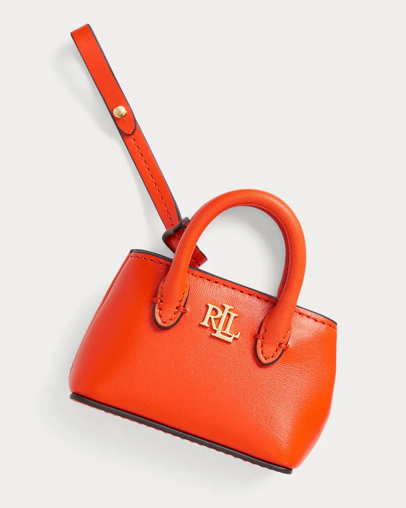 Ralph Lauren Lederanhänger Marcy Orange