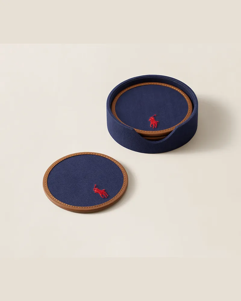 Ralph Lauren Home Untersetzer-Set Polo Icon Blue