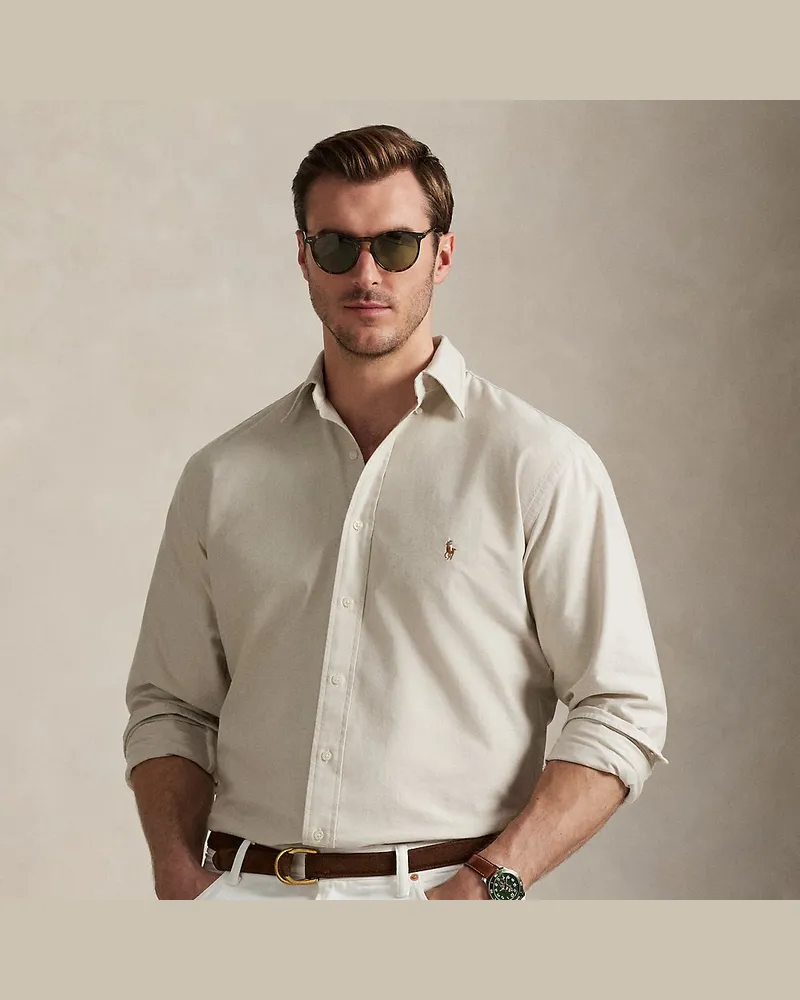 Ralph Lauren Große Größen - Das klassische Oxfordhemd Tan