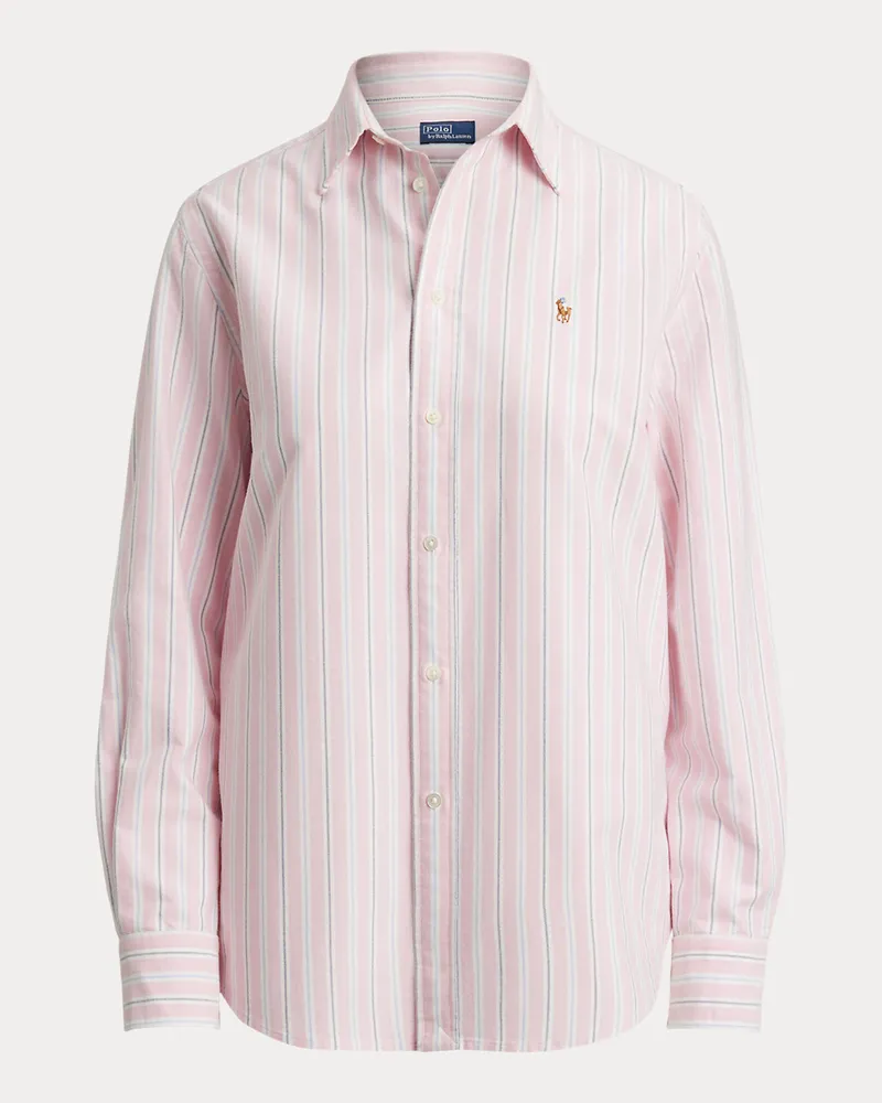 Ralph Lauren Gestreiftes Baumwoll-Oxfordhemd Multi