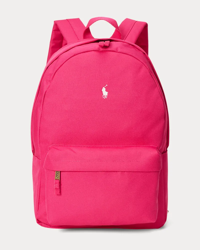 Ralph Lauren Rucksack mit Polo Pony Pink
