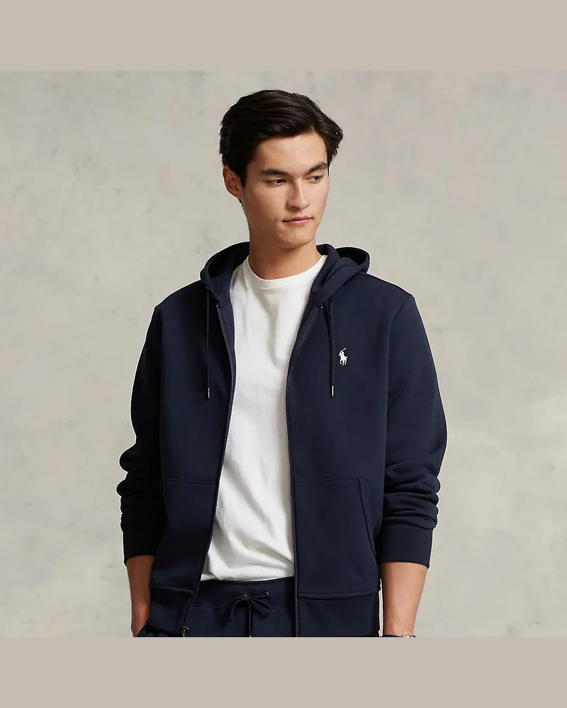 Ralph Lauren Doppellagige Kapuzenjacke Blue