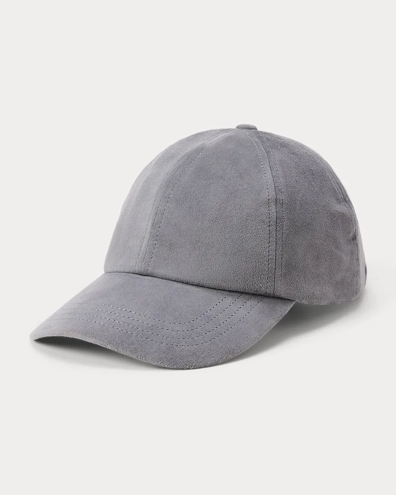Ralph Lauren Baseballkappe aus Wildleder Grey