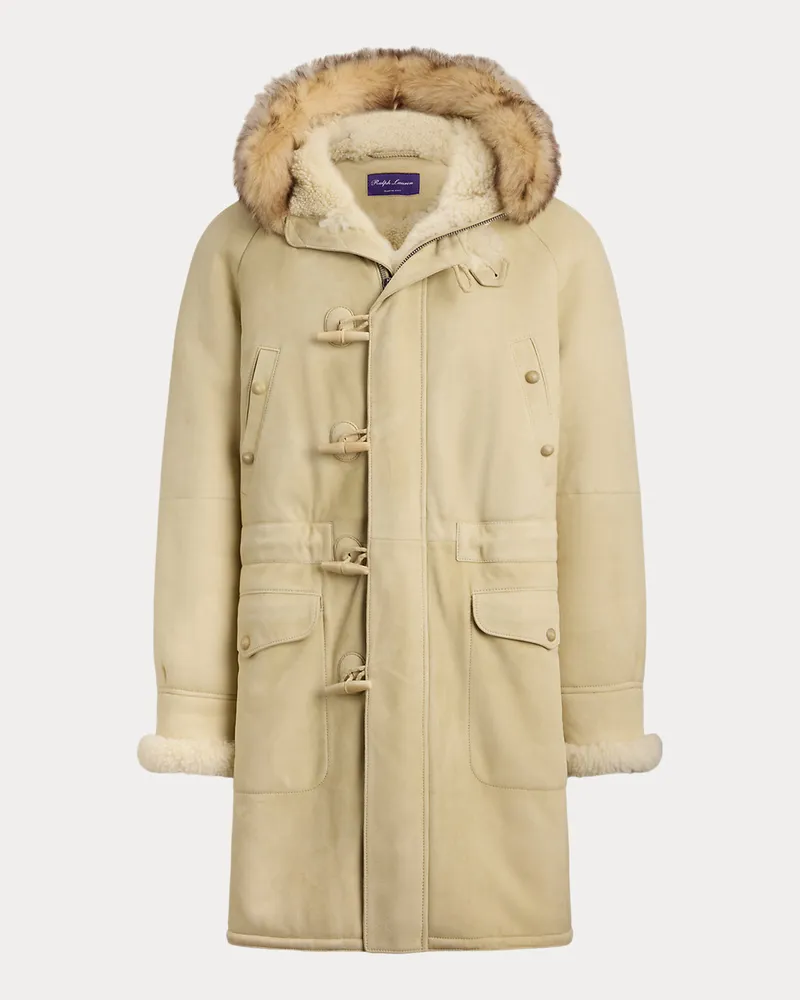 Ralph Lauren Parka aus Lammfell Cream