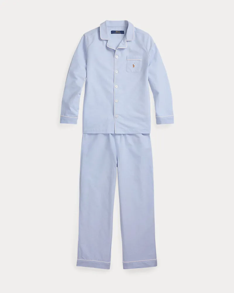 Ralph Lauren Oxford-Pyjama Blue