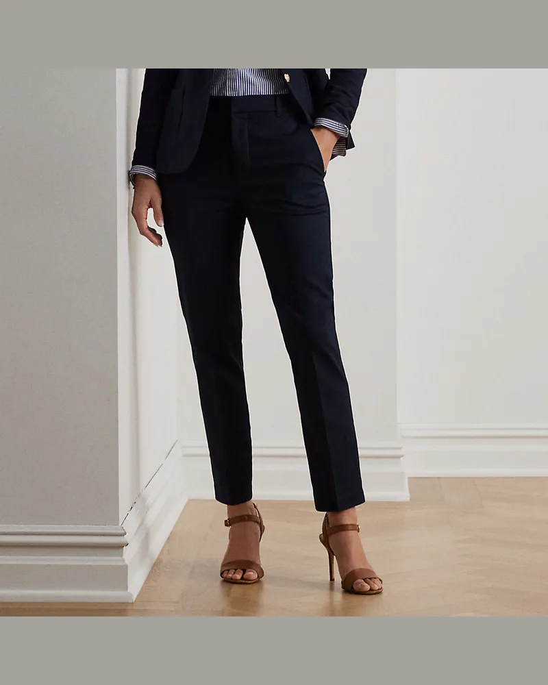 Ralph Lauren Hose aus beidseitigem Baumwollstretch Blue