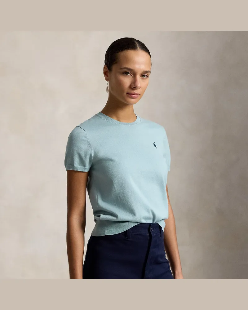 Ralph Lauren Kurzärmliger Rundhalspullover Green
