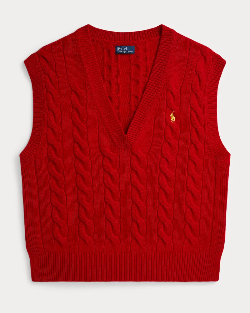 Ralph Lauren Wollpullunder Lunar New Year Red