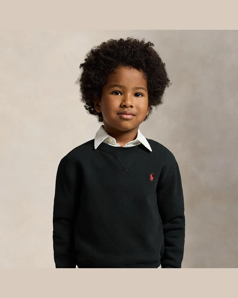 Ralph Lauren Fleece-Sweatshirt Black