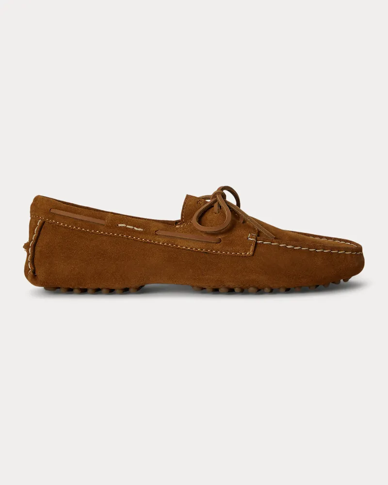Ralph Lauren Loafer aus Wildleder Brown
