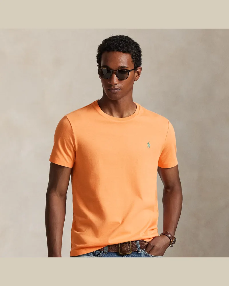 Ralph Lauren Custom-Slim-Fit Jersey-T-Shirt Orange