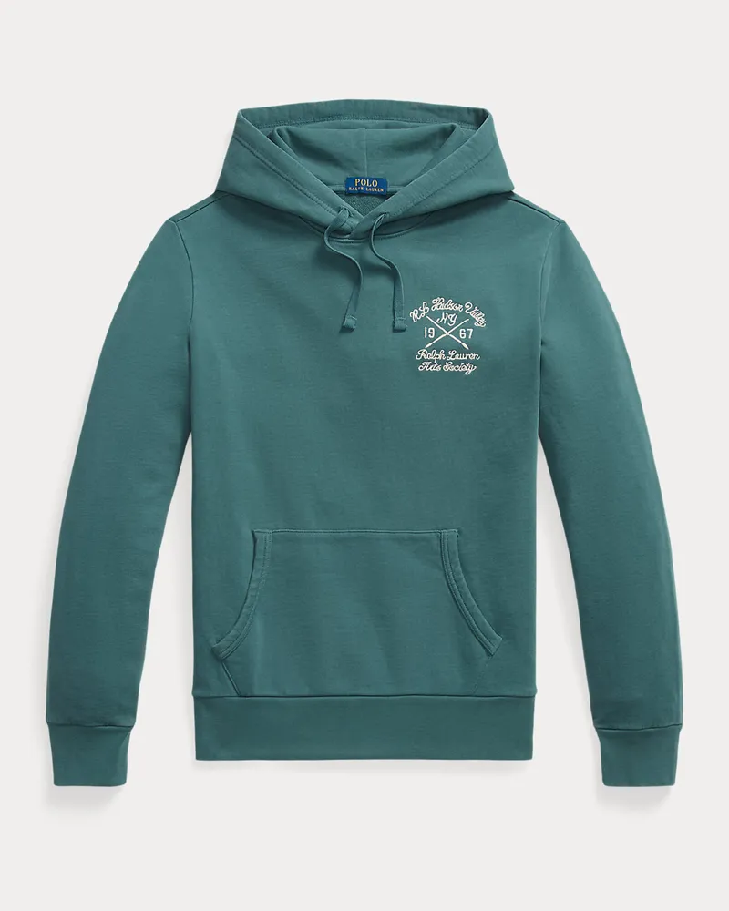 Ralph Lauren Loopback-Fleece-Kapuzenshirt mit Grafiken Green
