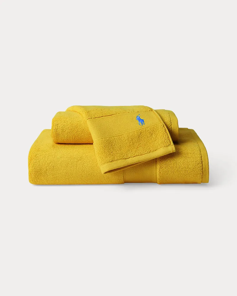Ralph Lauren Home Das Polo-Handtuch und Badematte Yellow