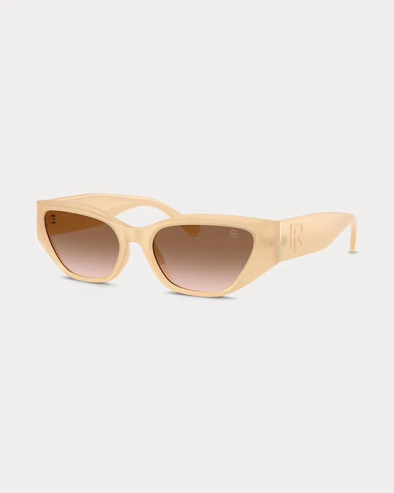 Ralph Lauren Eckige RL-Sonnenbrille Brown